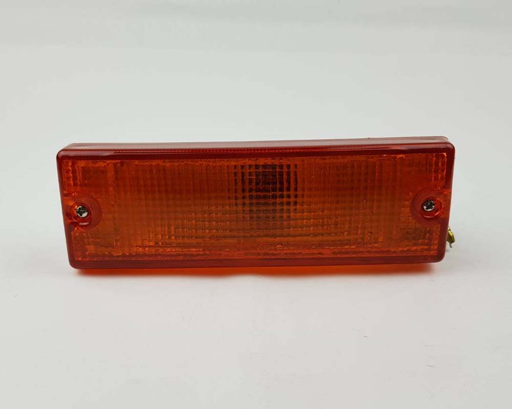 Front Bumper Turn Signal Light - for Isuzu TFR Pickup 1989–1997 - Black Frame - Amber Lens - 3 Wires - LH – OEM 8-94474-317-1