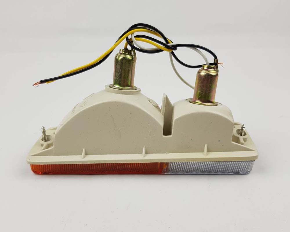 Front Bumper Turn Signal Light - for Isuzu KBD56 / KB-Series Pickup 1981–1987 - Amber / Clear Lens - LH – OEM 8-94224-532-3 - additional view 3