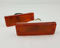 Front Bumper Turn Signal Light - for Isuzu TFR Pickup 1997 Onward - Amber Lens - 2 Wires - LH + RH Pair – OEM 8-97910-033-1 / 8-97910-032-1