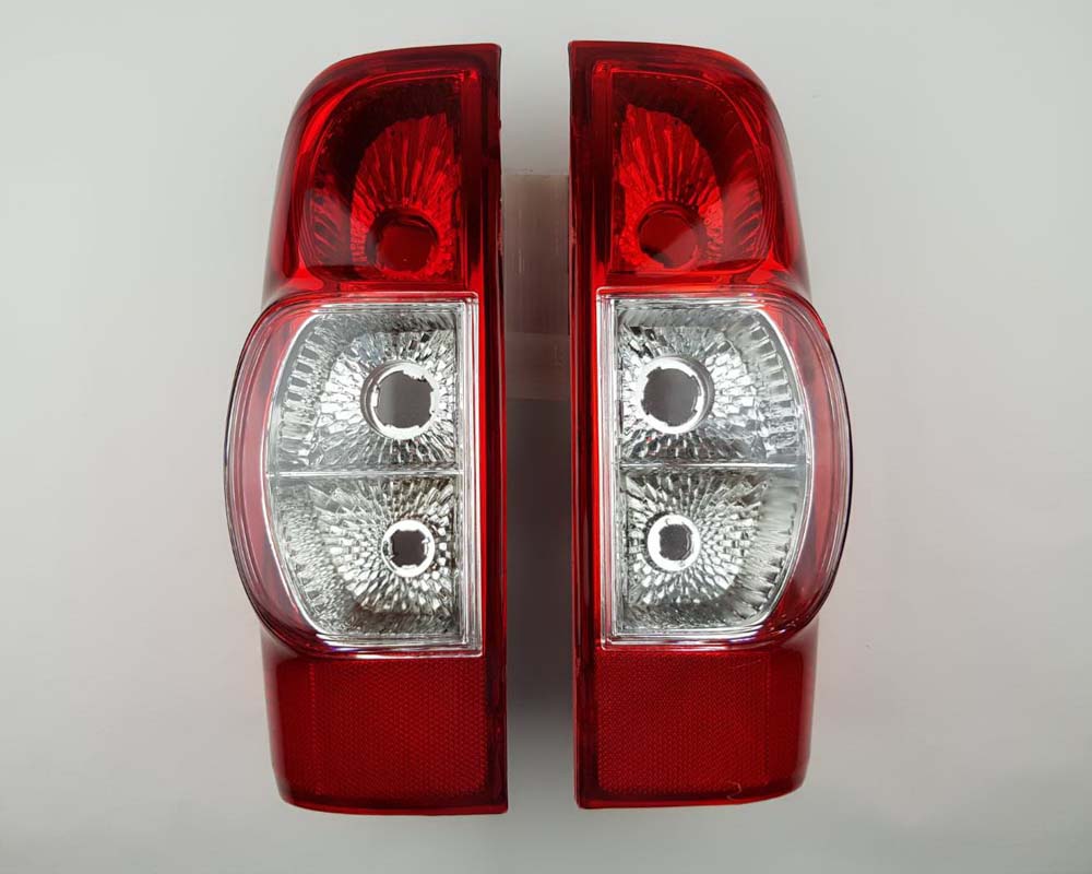 Rear Combination Light - for Isuzu D-Max 4WD Pickup 2007 - Red Base - Lamp Unit - LH + RH Pair – OEM 8-98012-758-0 / 8-98012-757-0