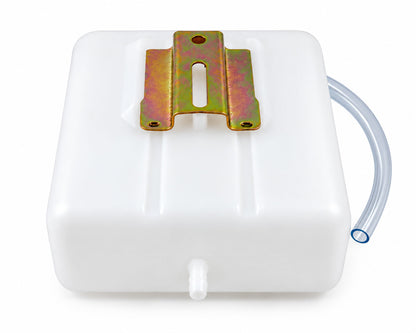 Coolant Recovery Overflow Reservoir Tank - for Classic Japanese Cars & Pickups - Down Outlet - 6" x 7.5" x 3" - Universal-Fit - view 2