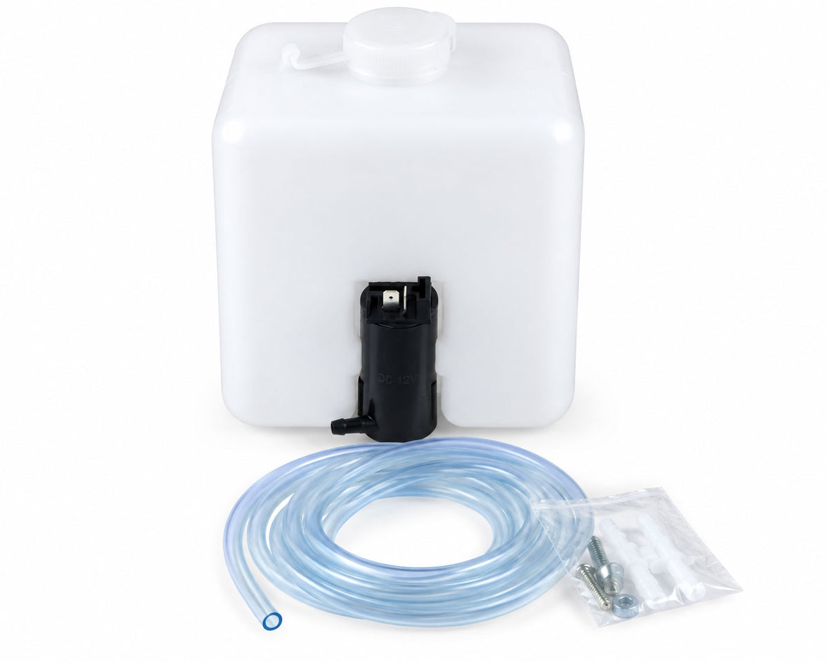 Universal 12V windshield washer reservoir tank kit