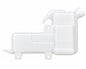 Coolant Recovery Reservoir Tank - for Isuzu NPR 120 HP / ELF NPR 4HF1 1993–2003