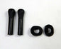 Door Lock Knob Set for Datsun 720 - Black