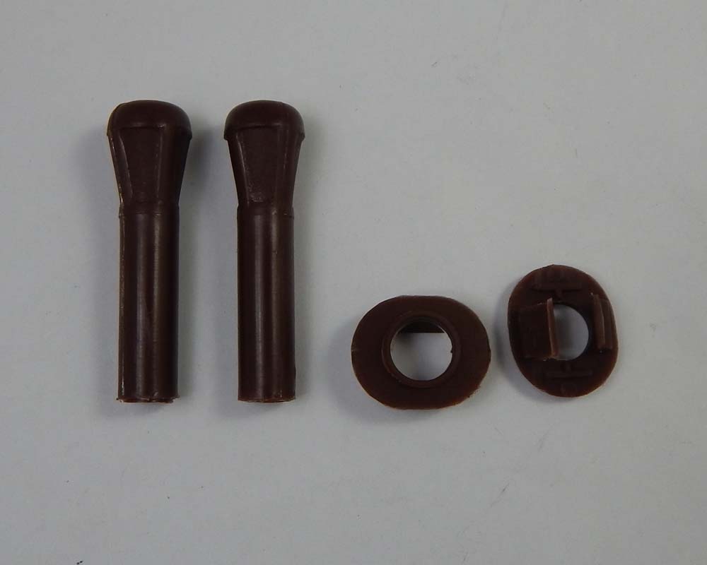Door Lock Knob Set for Datsun 720 - Brown