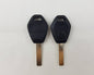 BMW uncut key blank pair Black Head