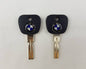 BMW uncut key blank pair Black Head