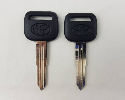 Toyota uncut key blank pair Black Head