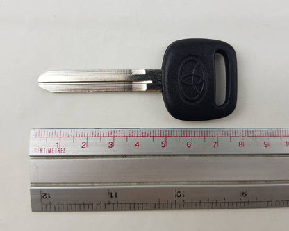 Toyota uncut key blank Black Head, view 3