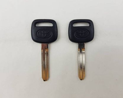 Toyota uncut key blank pair Black Head