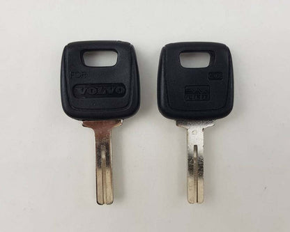 Volvo uncut key blank pair Black Head