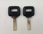 Volvo uncut key blank pair Black Head