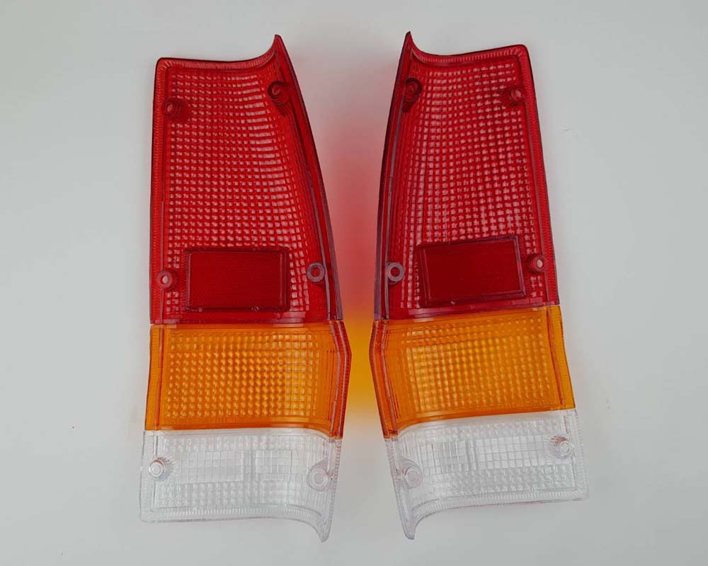 Rear Combination Tail Light Lens Pair for Mitsubishi L200 - LH + RH - view 2