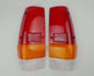 Rear Combination Tail Light Lens Pair for Mitsubishi L200 - LH + RH