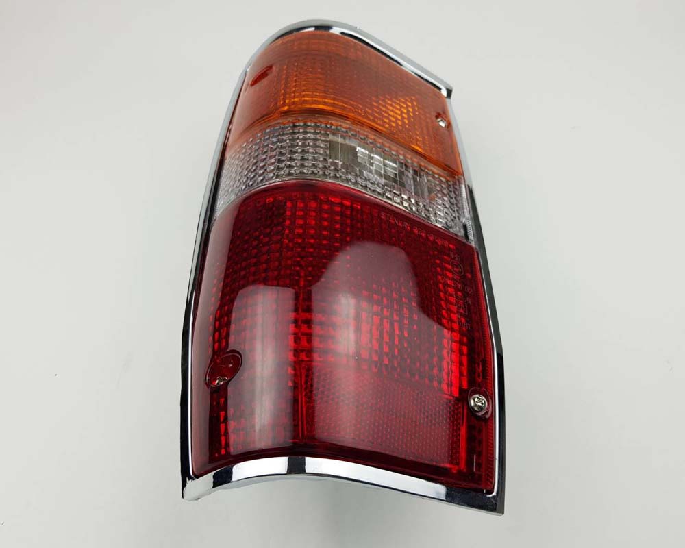 Rear Combination Tail Light - for Mitsubishi L200 Cyclone 1979–1987 - Chrome - Left LH - OEM MB527103