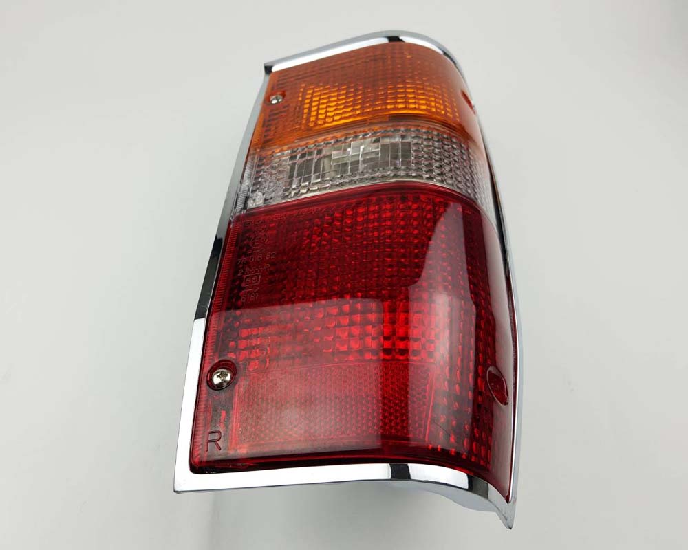 Rear Combination Tail Light - for Mitsubishi L200 Cyclone 1979–1987 - Chrome - Right RH - OEM MB527104
