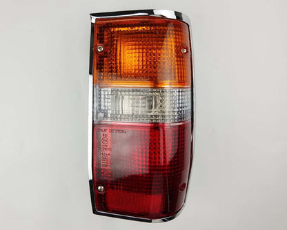 Rear Combination Tail Light - for Mitsubishi L200 Cyclone 1979–1987 - Chrome - Right RH - OEM MB527104