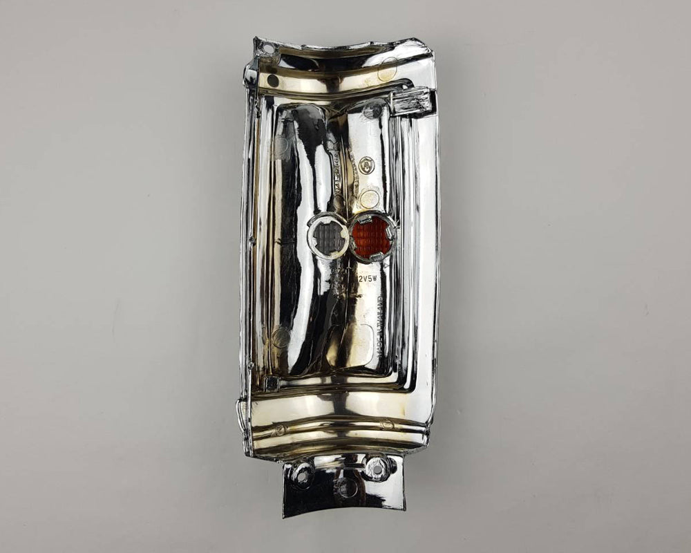 Front Corner Turn Signal Light - for Mitsubishi L200 Cyclone 1979–1987 - Chrome - Right RH - OEM MB527092