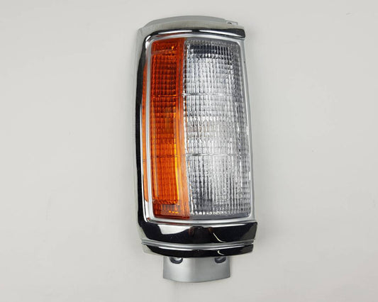 Front Corner Turn Signal Light - for Mitsubishi L200 Cyclone 1979–1987 - Chrome - Right RH - OEM MB527092