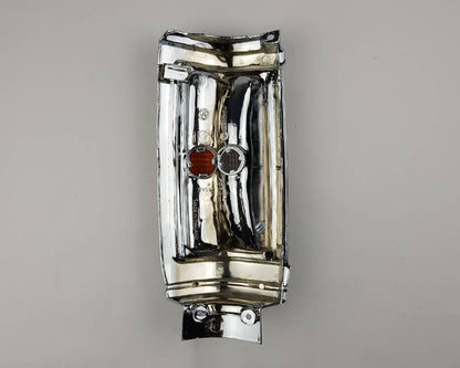Front Corner Turn Signal Light - for Mitsubishi L200 Cyclone Aerobody 1979–1987 - Black/Chrome - Left LH - OEM MB527787