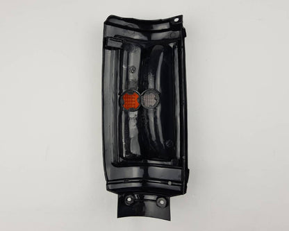 Front Corner Turn Signal Light - for Mitsubishi L200 Cyclone '94 1979–1987 - Black - Left LH - OEM MB527089