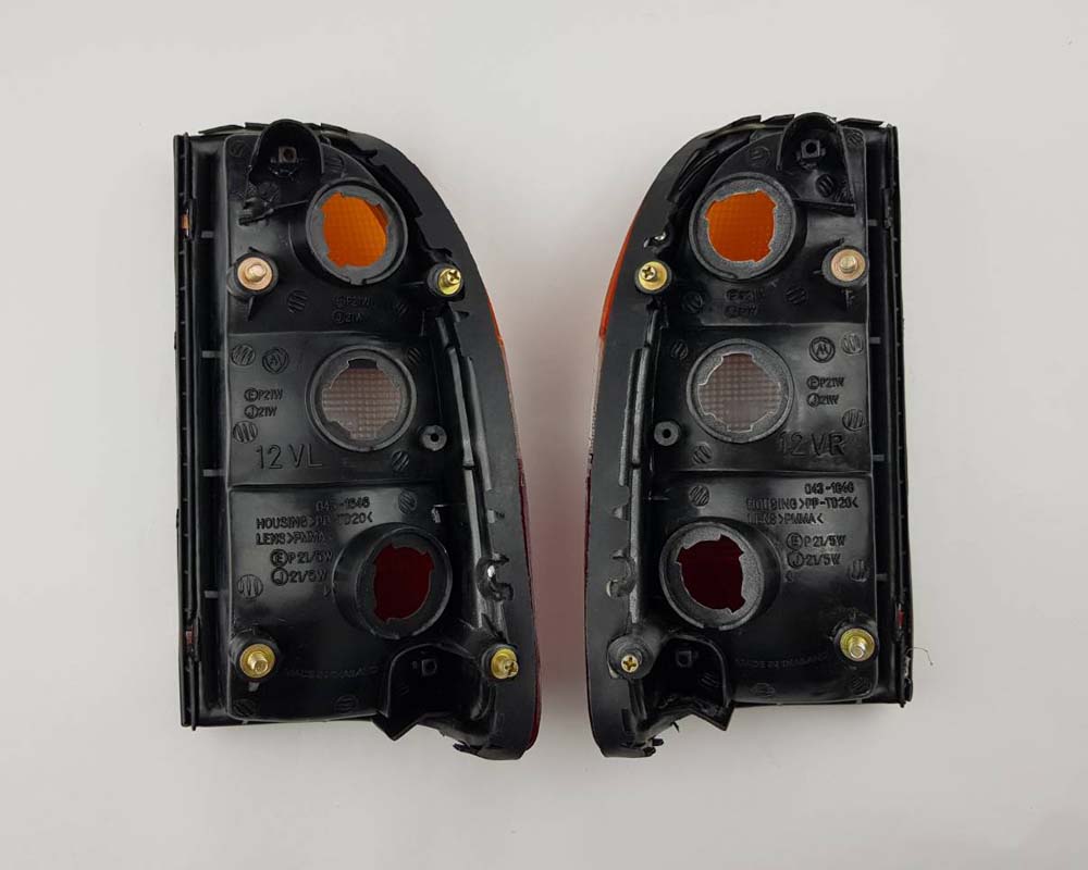 Rear Combination Tail Light Pair for Mitsubishi L200 Strada - Amber / Clear / Red - LH + RH - view 2