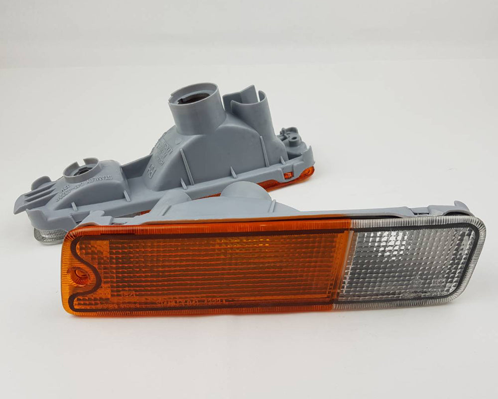 Front Bumper Turn Signal Light Pair for Mitsubishi L200 Strada - Amber / Clear - LH + RH - view 2