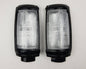 Front Corner Turn Signal Light for Mitsubishi L200 Cyclone K14 – Black / Clear Lens – LH / RH pair