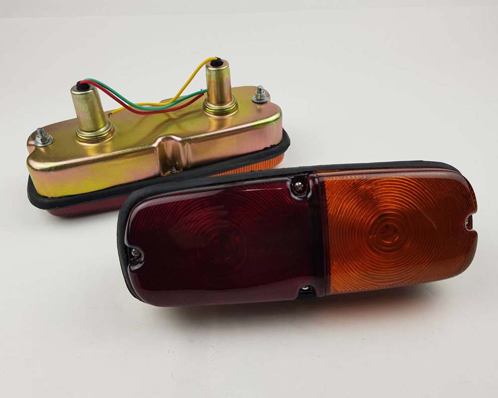 Rear Combination Tail Light for Mazda M1500 Pickup - Red / Amber - LH + RH Pair - view 2
