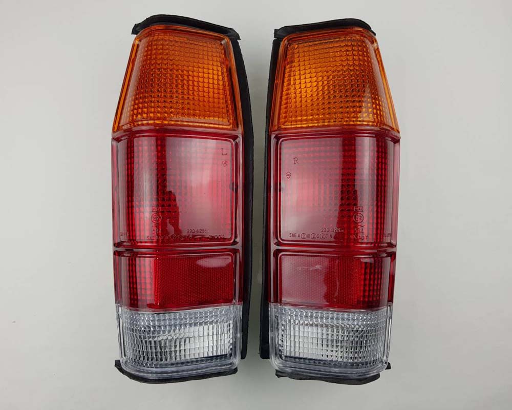 Rear Combination Tail Light for Mazda B1600 Pickup - Amber / Red / Clear - LH + RH Pair