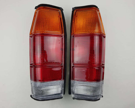 Rear Combination Tail Light for Mazda B1600 Pickup - Amber / Red / Clear - LH + RH Pair