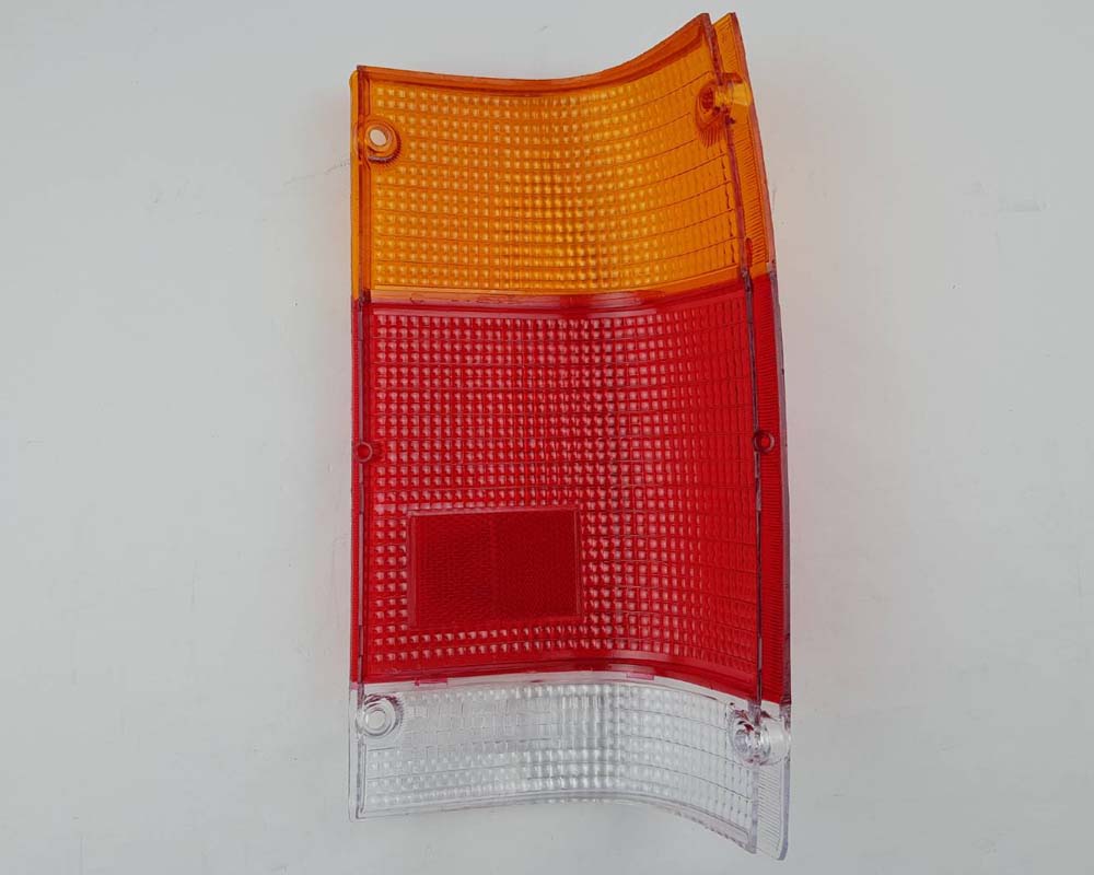 Rear Combination Tail Light Lens for Mazda B2200 Pickup - Amber / Red / Clear - LH / Left - view 2