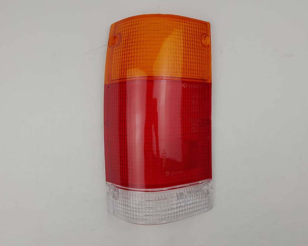 Rear Combination Tail Light Lens for Mazda B2200 Pickup - Amber / Red / Clear - LH / Left