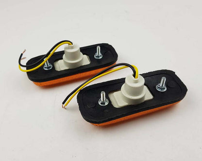 Mazda 1300 Side Marker Turn Signal Light – Amber – Pair – Default Title – view 3