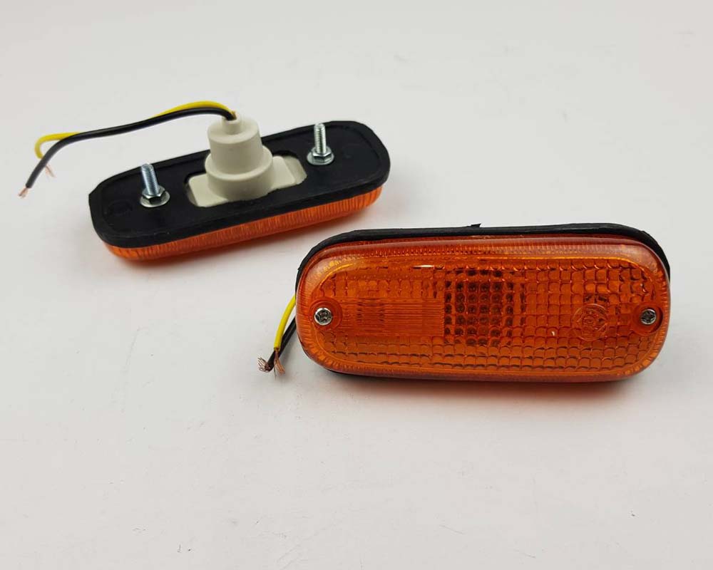 Mazda 1400 Side Marker Turn Signal Light – Amber – Pair – Default Title – view 2