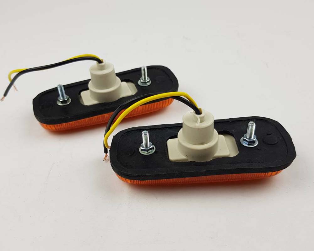 Mazda 1400 Side Marker Turn Signal Light – Amber – Pair – Default Title – view 3