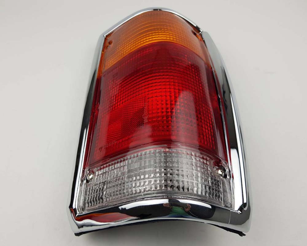 Mazda B2500 Chrome Frame Rear Combination Tail Light – Amber / Red / Clear – RH / Right – view 3