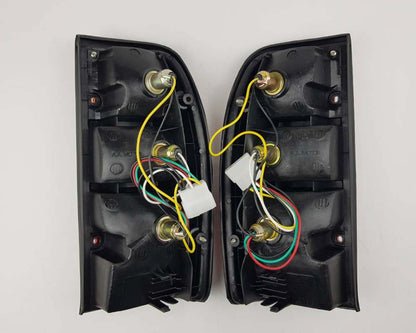 Mazda B2500 Fighter Rear Combination Tail Light – Amber / Clear / Red – LH + RH Pair – view 2