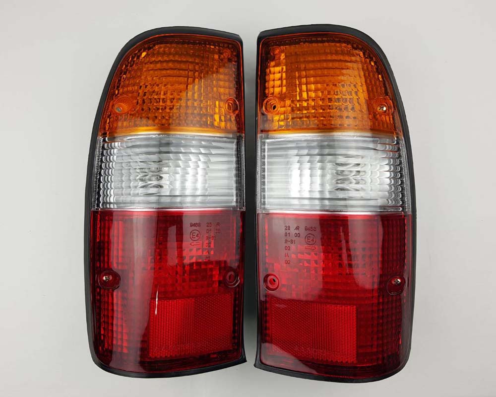 Mazda B2500 Fighter Rear Combination Tail Light – Amber / Clear / Red – LH + RH Pair