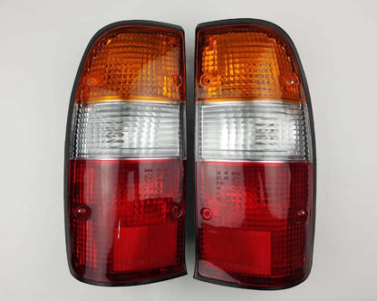 Mazda B2500 Fighter Rear Combination Tail Light – Amber / Clear / Red – LH + RH Pair