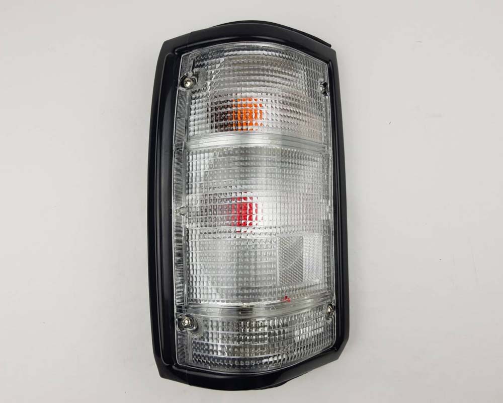 Mazda Magnum Rear Combination Tail Light – Full Clear – Black Frame – LH / Left
