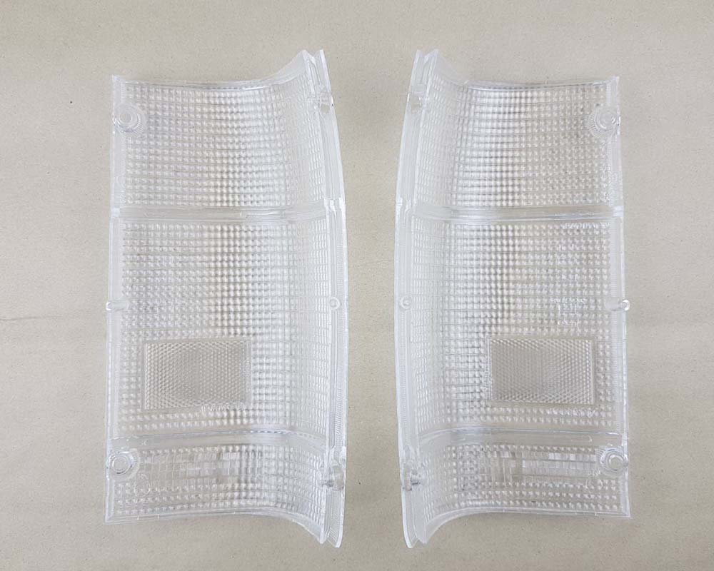 Mazda Magnum Rear Combination Tail Light Lens – Full Clear – LH + RH Pair – view 2