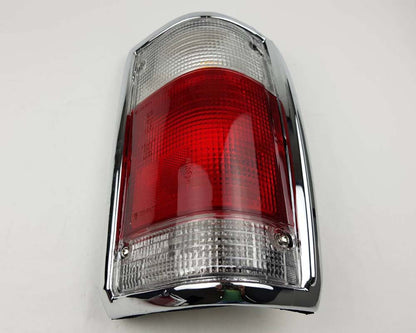 Mazda Magnum Rear Combination Tail Light – Red / Clear – Chrome Frame – RH / Right – view 3