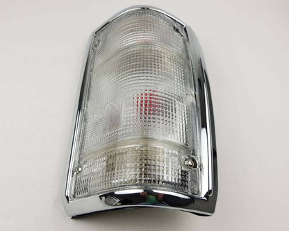 Mazda Magnum Rear Combination Tail Light – Full Clear – Chrome Frame – RH / Right – view 3