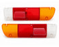 Datsun 620 Rear Tail Light Lens Pair – LH & RH – 1972–1979