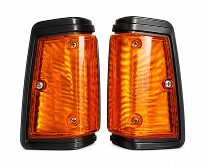 Front Corner Turn Signal Light - for Nissan 720 Pickup 1980–1983 - LH + RH Pair – OEM 26185-04W00 / 26180-04W00
