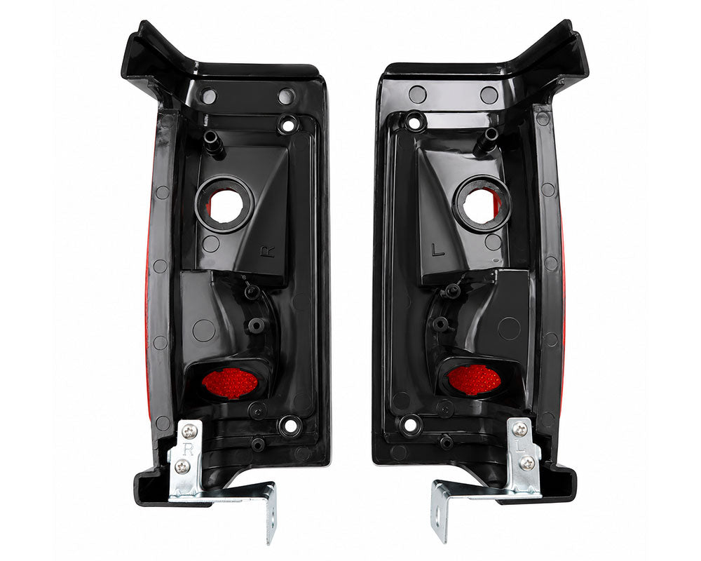 Front Corner Turn Signal Light - for Nissan D21 / Big M Pickup 1990–1992 - Black Frame - LH + RH Pair – OEM B6125-23G02 / B6120-23G02 - additional view 2