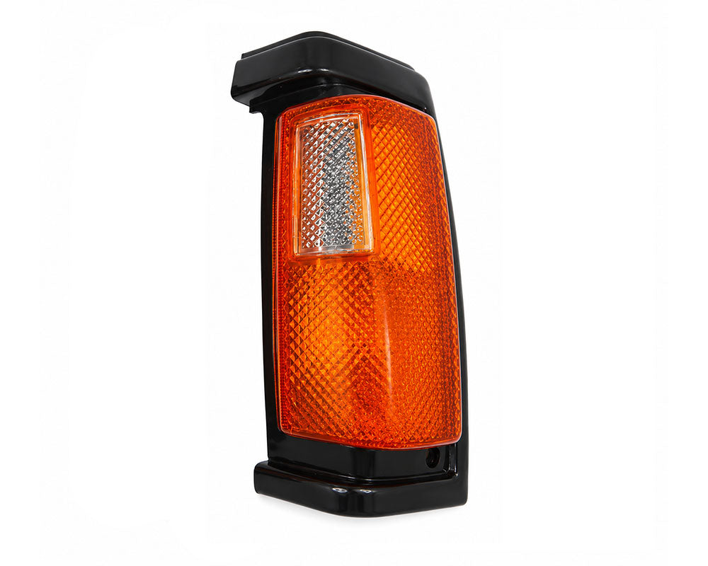 Front Corner Turn Signal Light - for Nissan D21 / Big M Pickup 1990–1992 - Black Frame - LH – OEM B6125-23G02