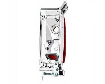 Front Corner Turn Signal Light - for Nissan D21 / Big M Pickup 1990–1992 - Chrome Frame - LH – OEM 26125-22G02-B - additional view 2