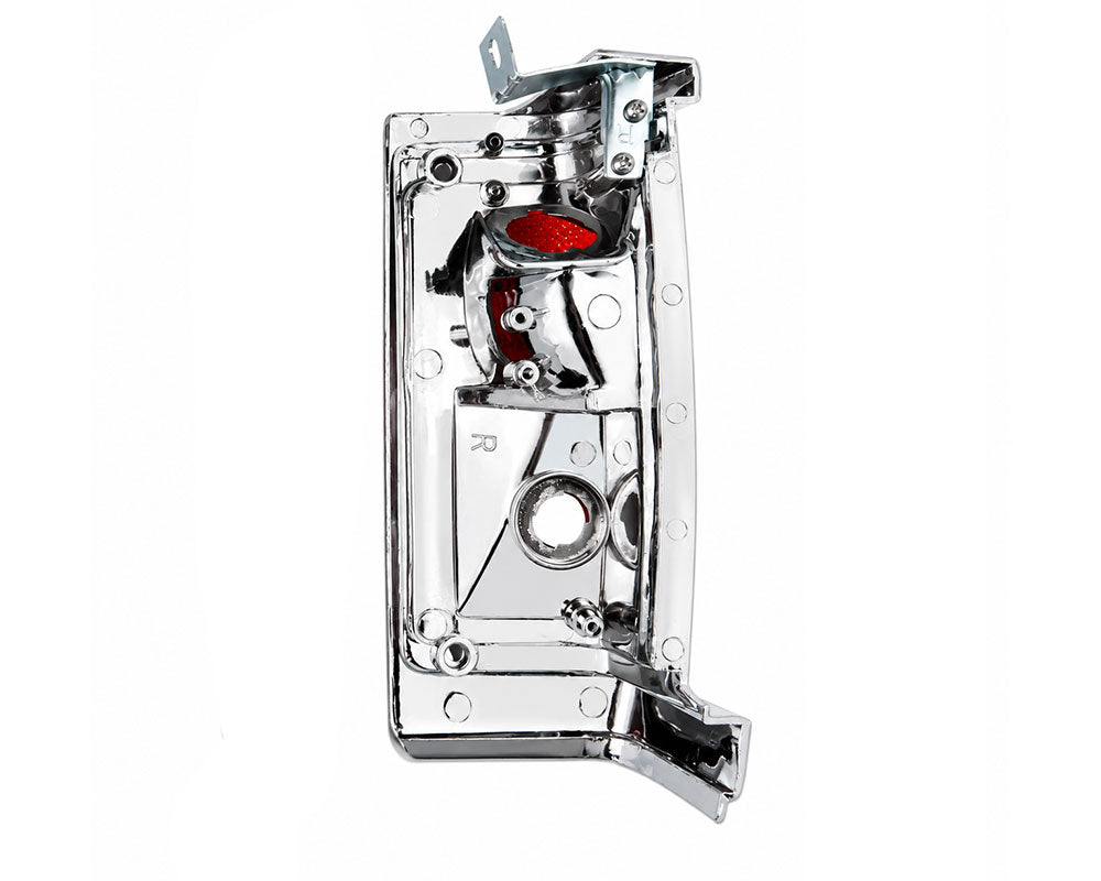 Front Corner Turn Signal Light - for Nissan D21 / Big M Pickup 1990–1992 - Chrome Frame - RH – OEM 26120-22G02-B - additional view 2
